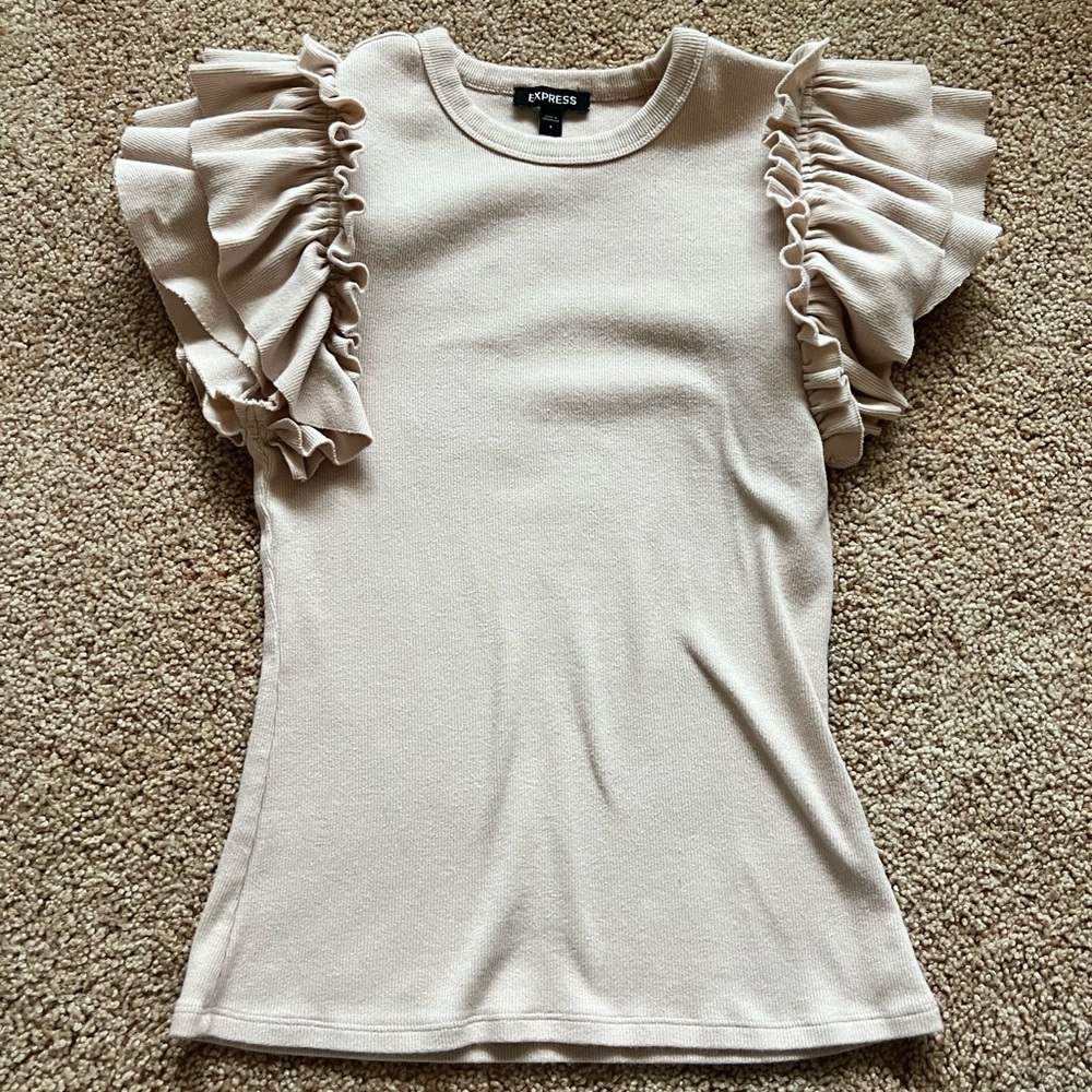 Blush knit top.